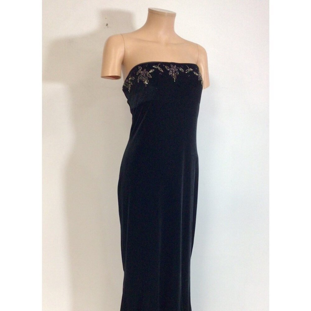 Scott Mcclintock Velvet Dress Y2K 90’s Mermaid Womens 10